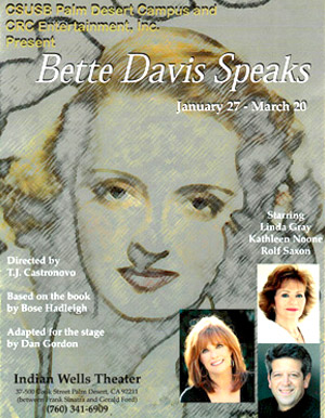Linda Gray in 'Bette Davis Speaks'