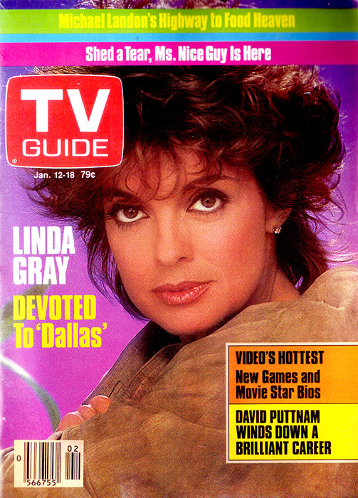 Linda Gray on TV GUIDE MAGAZINE