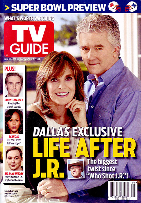 Linda Gray on TV GUIDE MAGAZINE