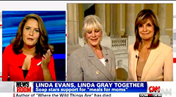 Linda Gray on CNN